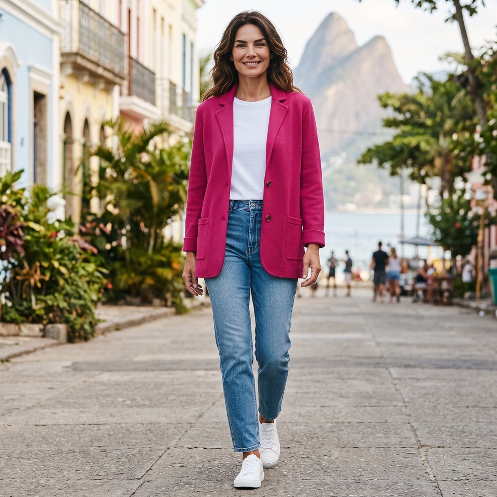 J.Crew Womens Sophie Open-Front Sweater Blazer Pink G9309 XS NEW
